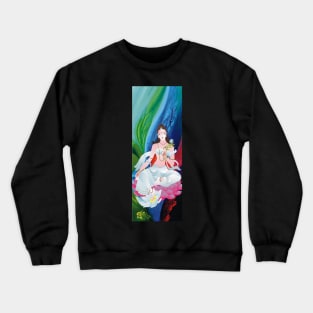 White Tara Crewneck Sweatshirt